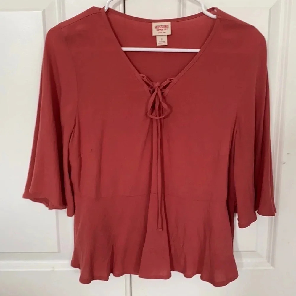 Mossimo Supply Co. Orange shirt size Small